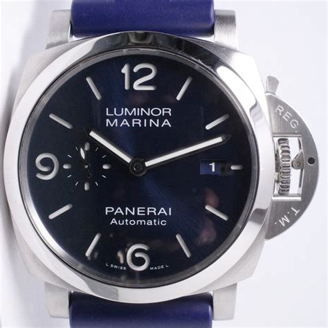 panerai due blue dial|panerai pam 01313.